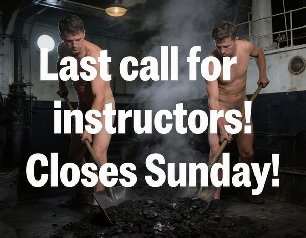 Last call for instructors! Closes Sunday!