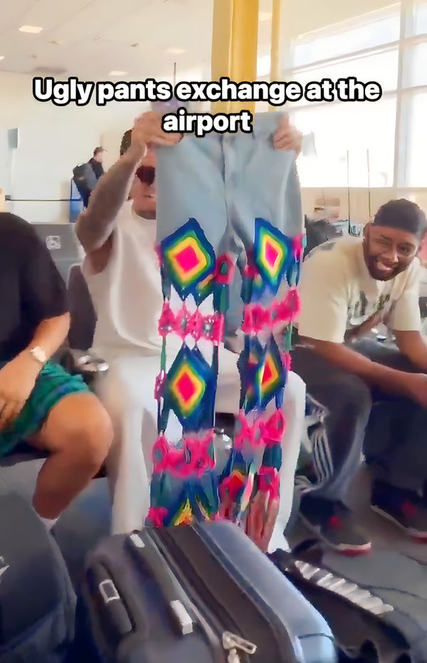 Ugly Pants Exchange at The Airport