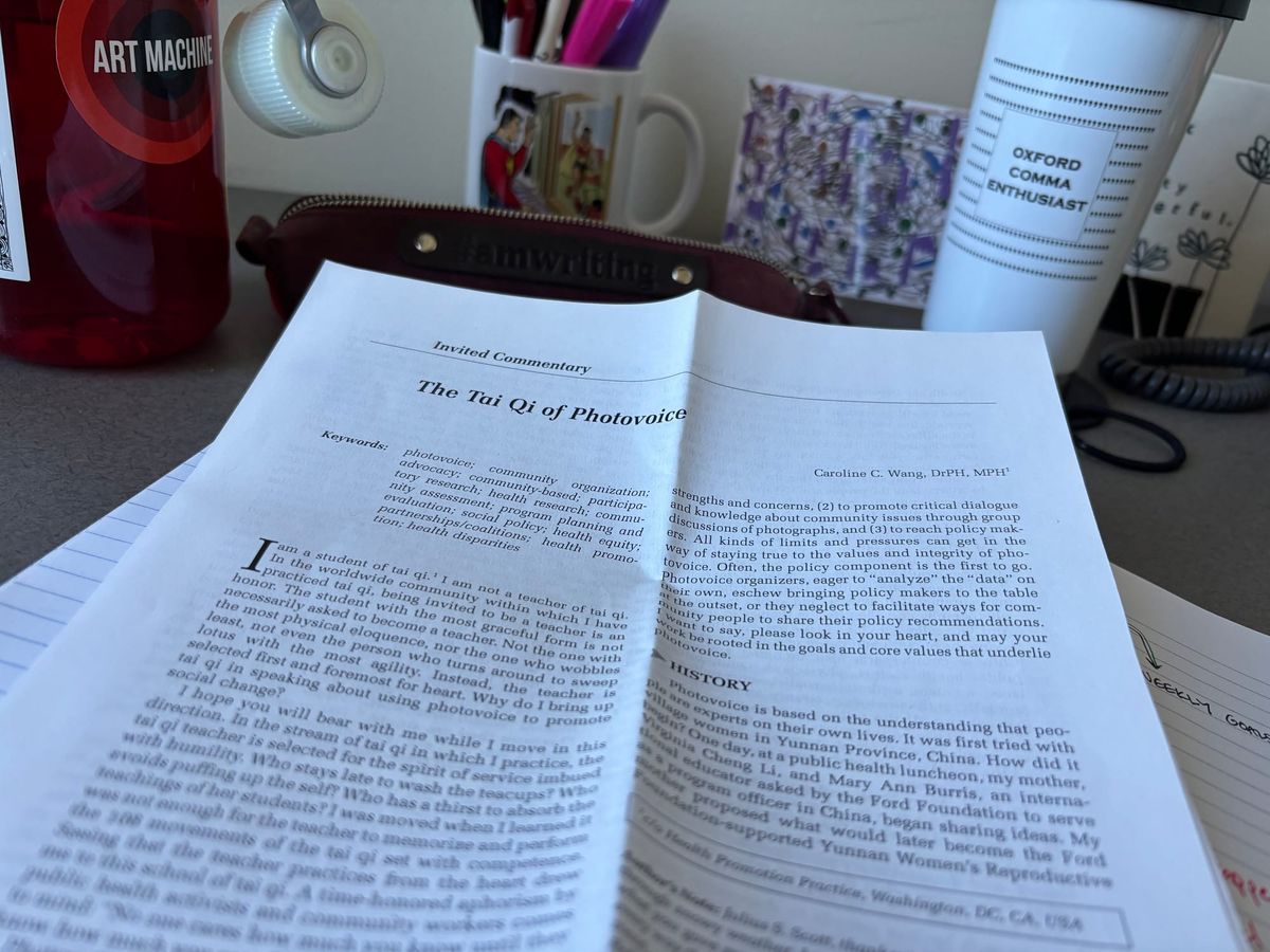 four note friday 1.12 | Take-aways from 'The Tai Qi of Photovoice'