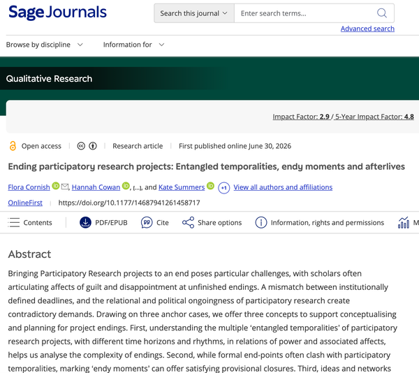 screenshot of the website housing the article linked below