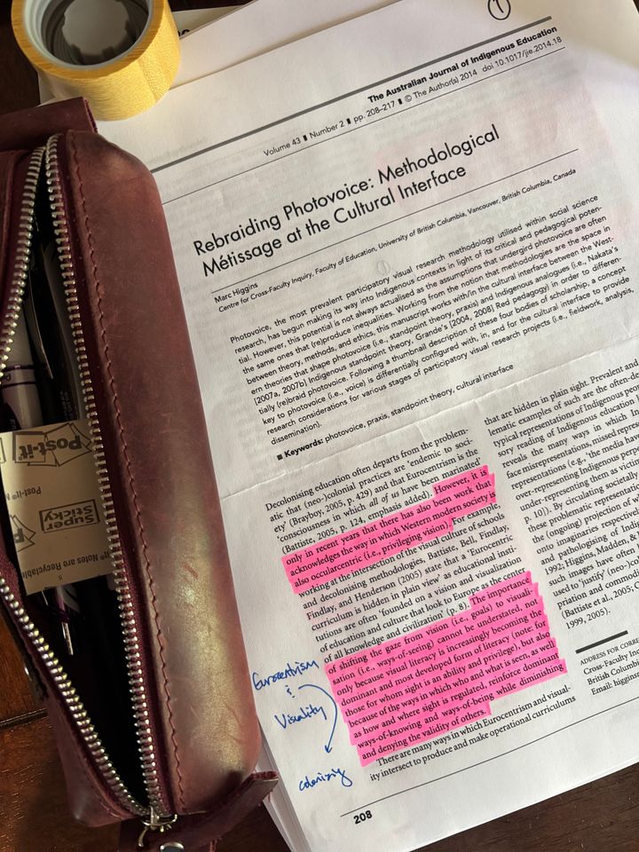 four note friday 2.18 | Take-Aways from "Rebraiding Photovoice: Methodological Métissage at the Cultural Interface"