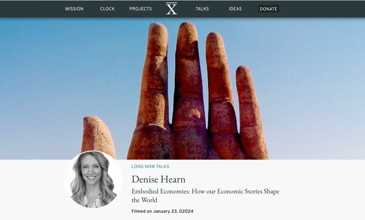 How our Economic Stories Shape the World: Long Now Video + Script