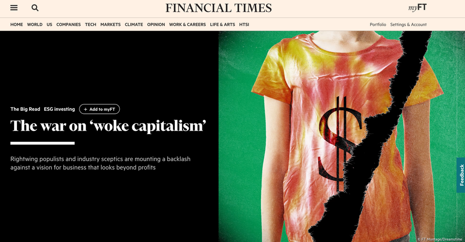 Proxy wars on corporate ‘wokeness’ are actually about something else...