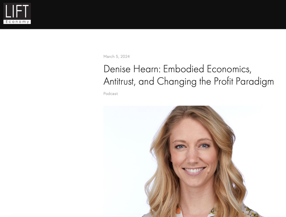 LIFT Economy + Criterion Institute Podcasts