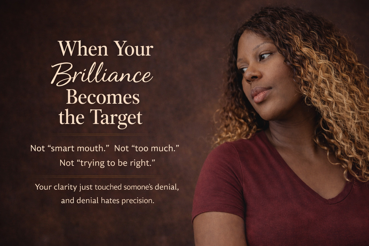 WHEN YOUR BRILLIANCE BECOMES THE TARGET