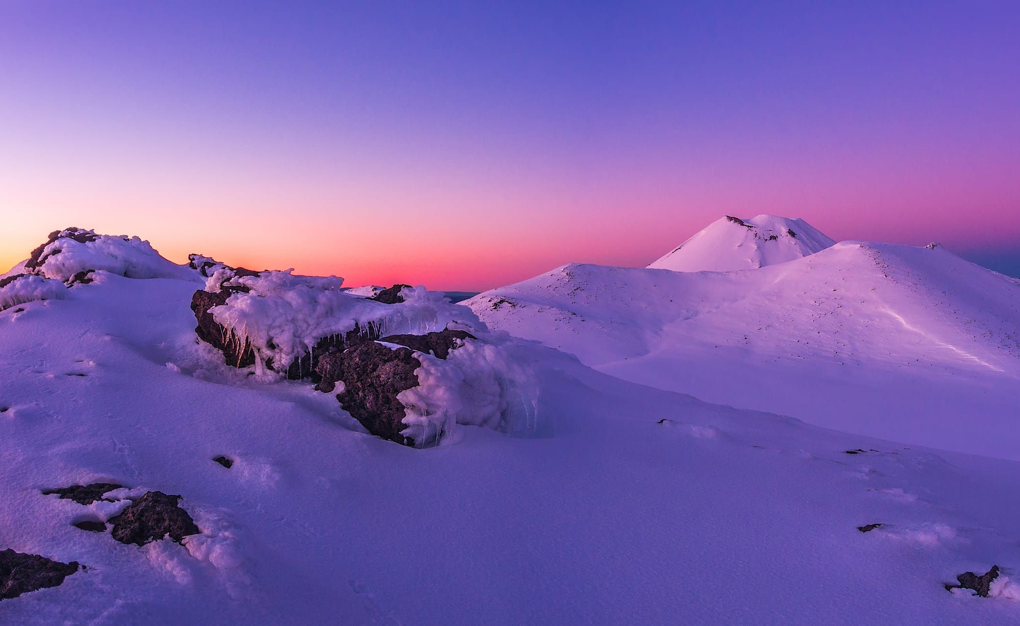Photographic locations worth sweating for: North Crater, Tongariro National Park