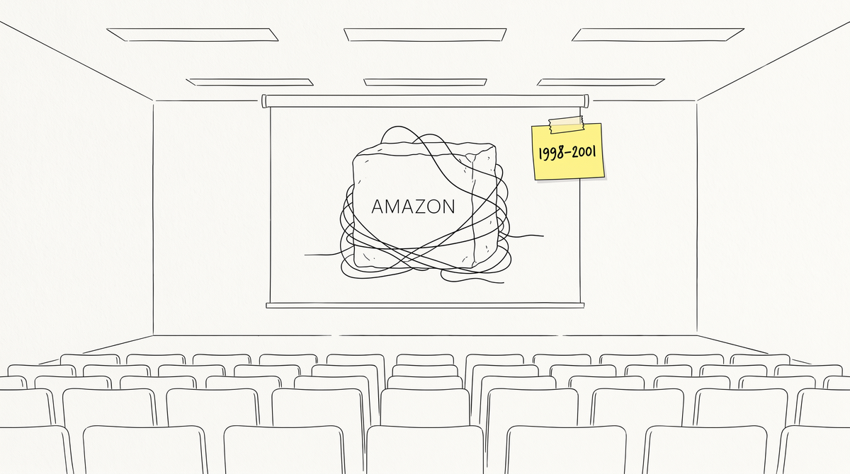 Amazon là một khối monolith, cho tới năm 2001