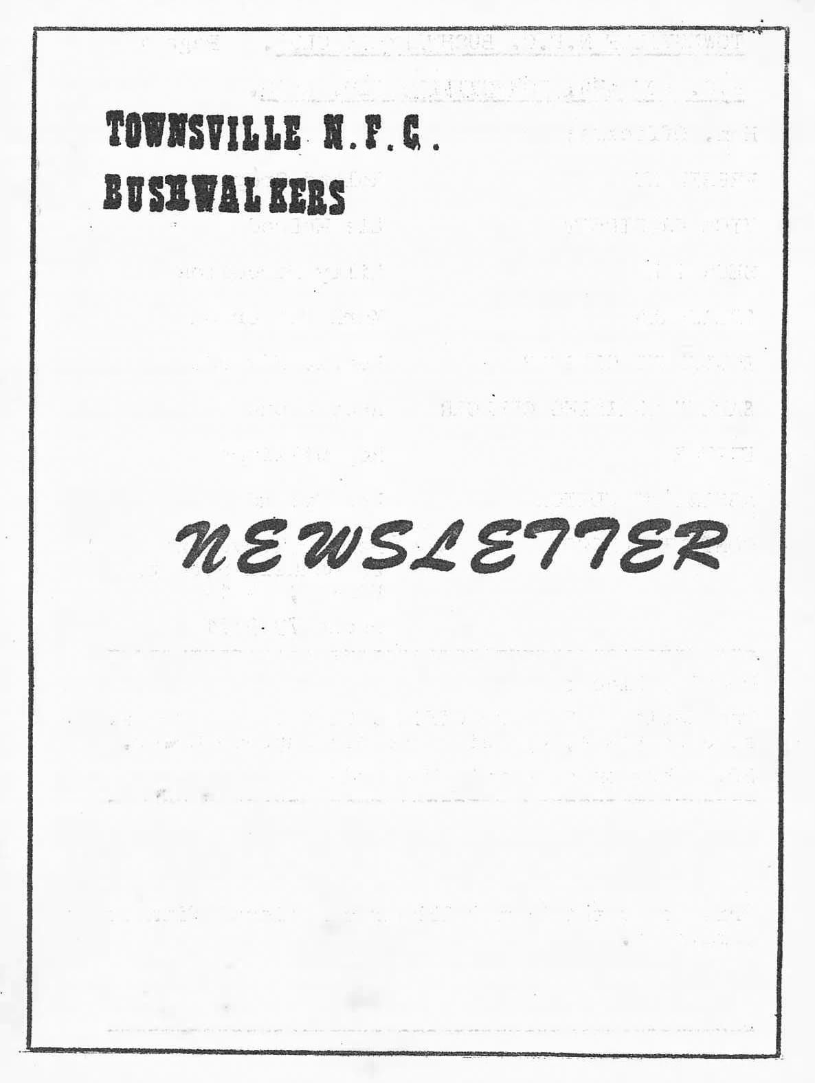 TNFC Newsletter - May 1976
