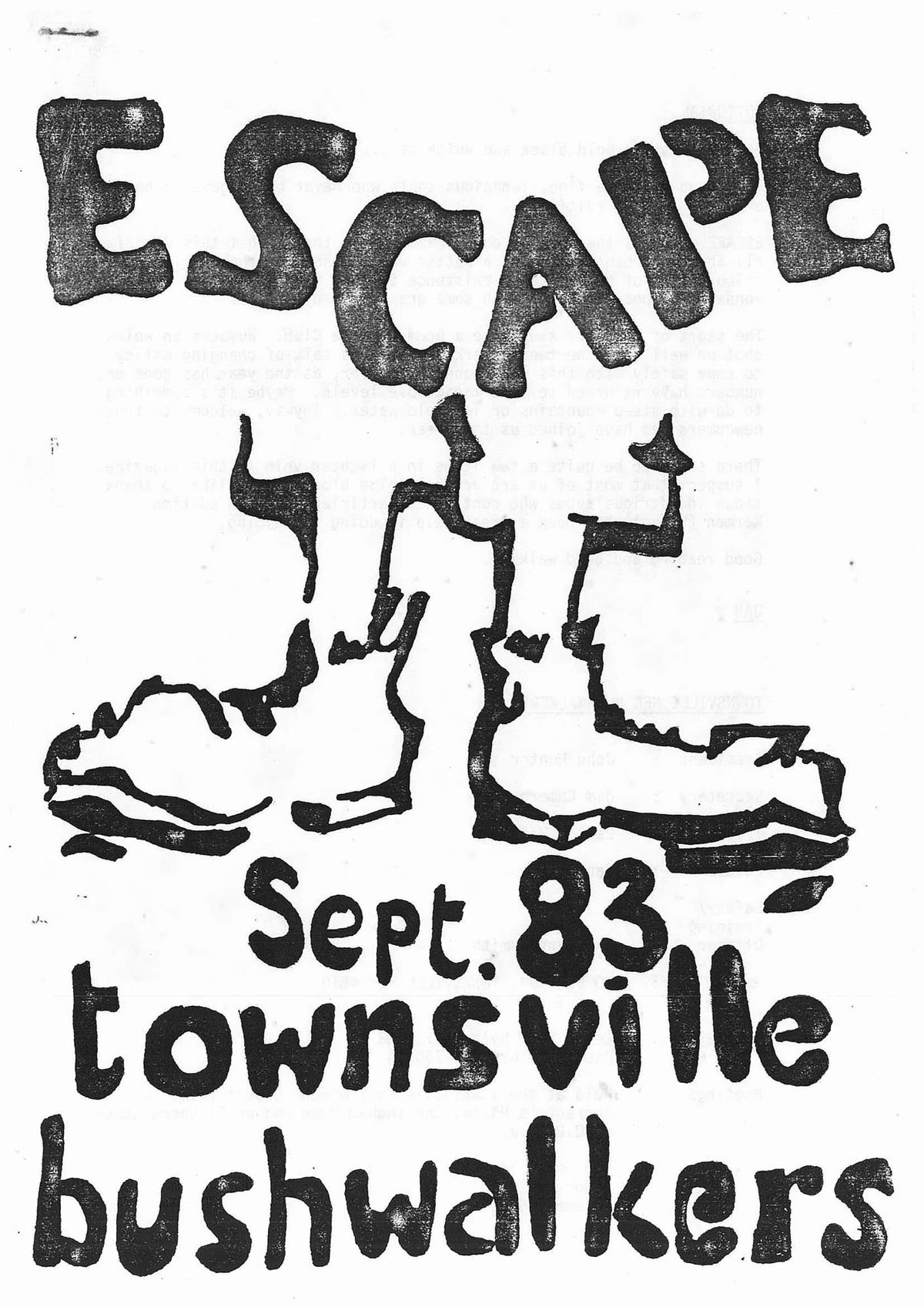Escape Magazine – September 1983
