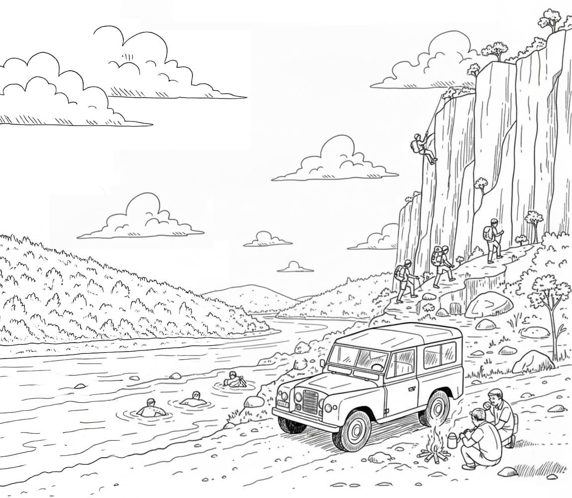 Brown Mountain Gorge.