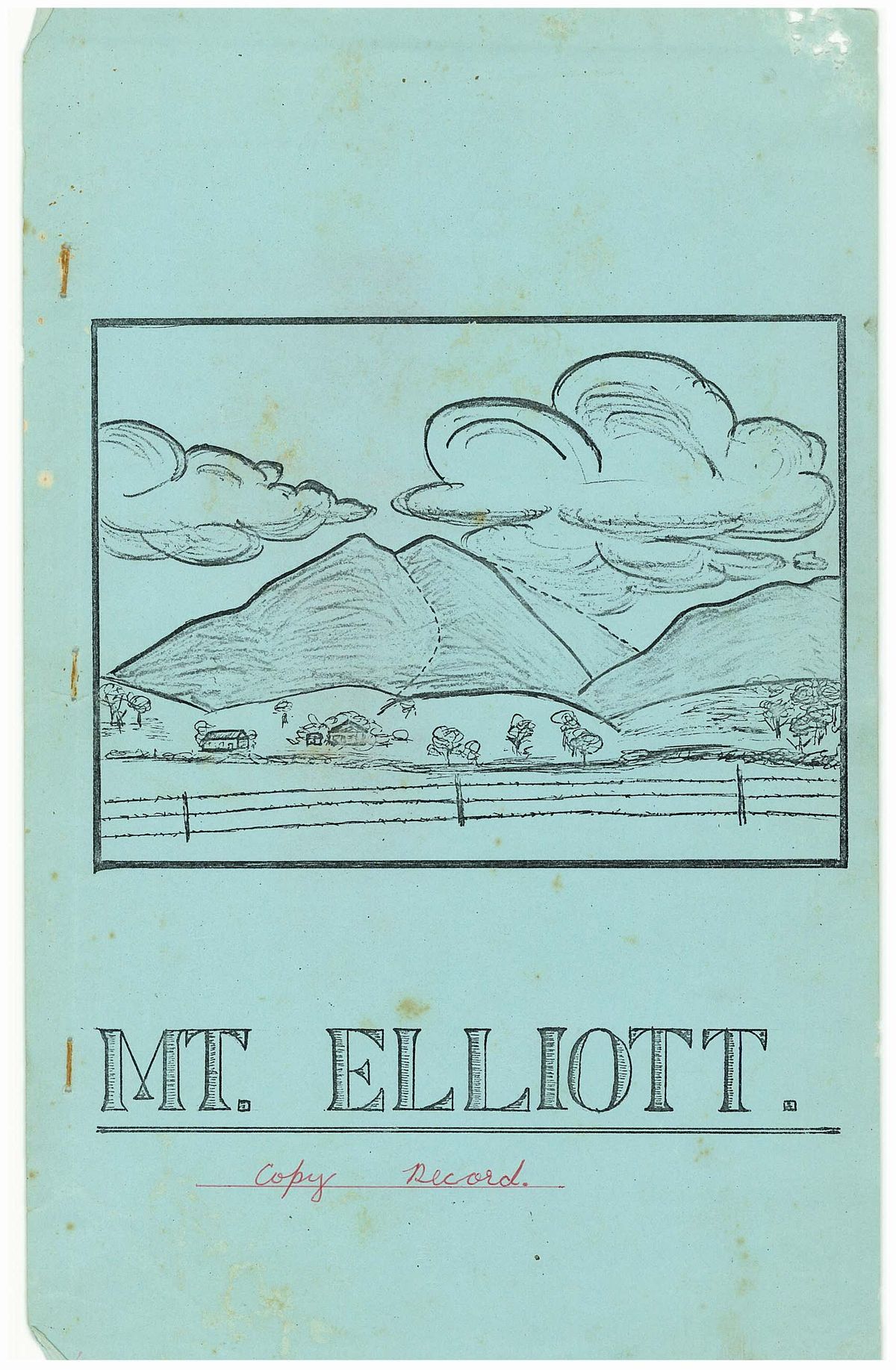 Mt. Elliott. - Copy Record