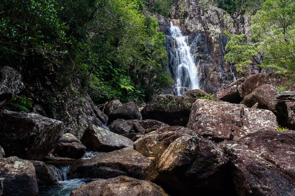Crystal Creek and bottom falls