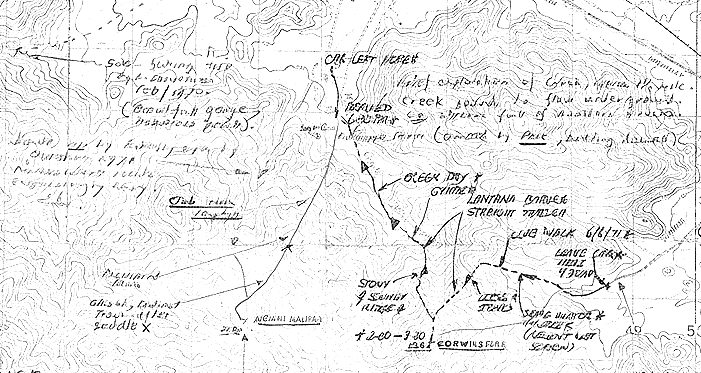Rollingstone Creek Area.