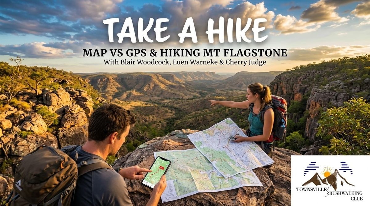 Map Vs GPS & Hiking Mt Flagstone