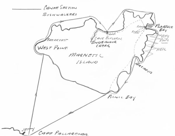 Circumnavigation of and Bushwalks on Magnetic Island