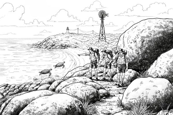 Cape Cleveland - Paradise Bay - Windmill