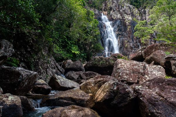 Crystal Creek and bottom falls