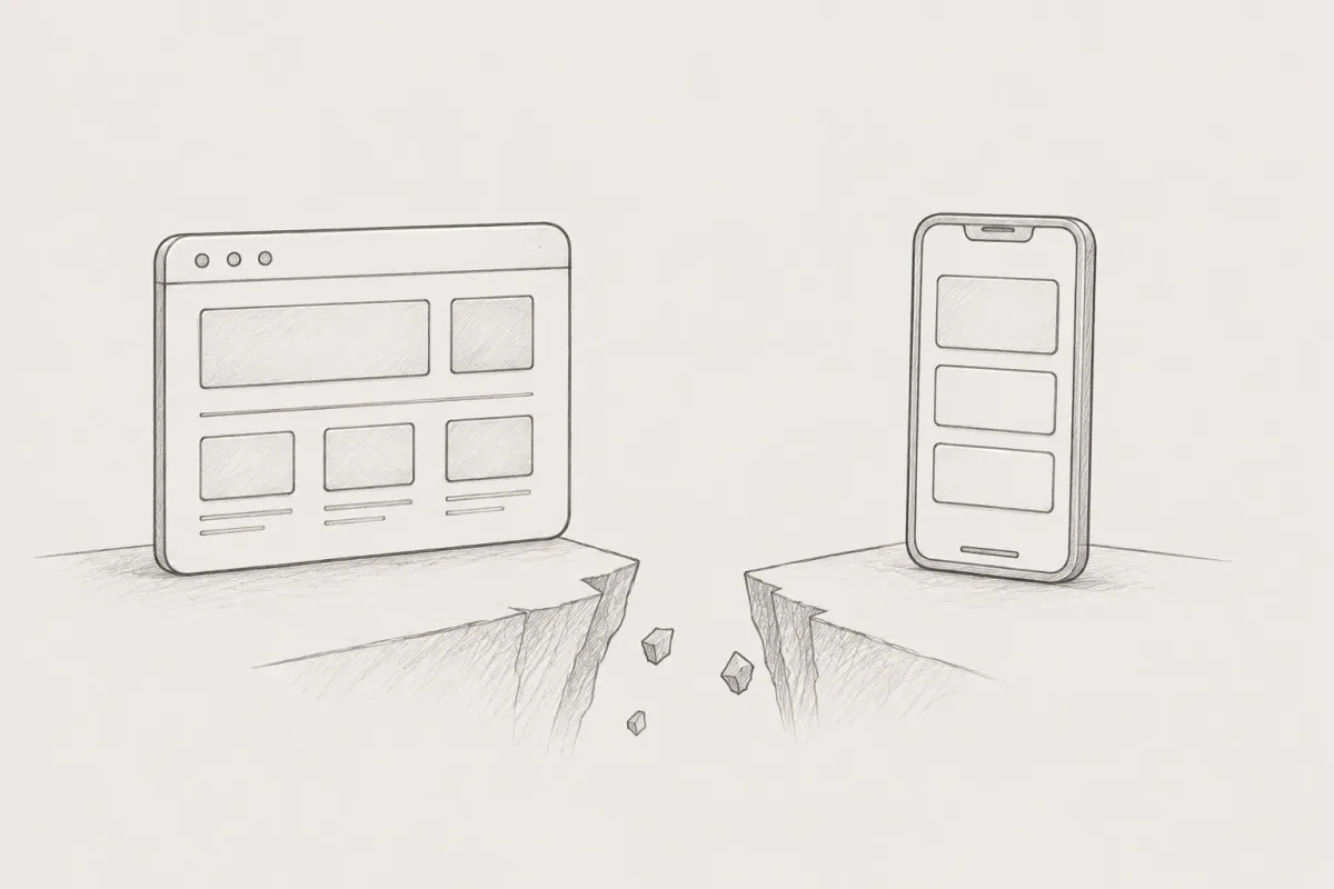 모바일 UI, 웹과는 다르다