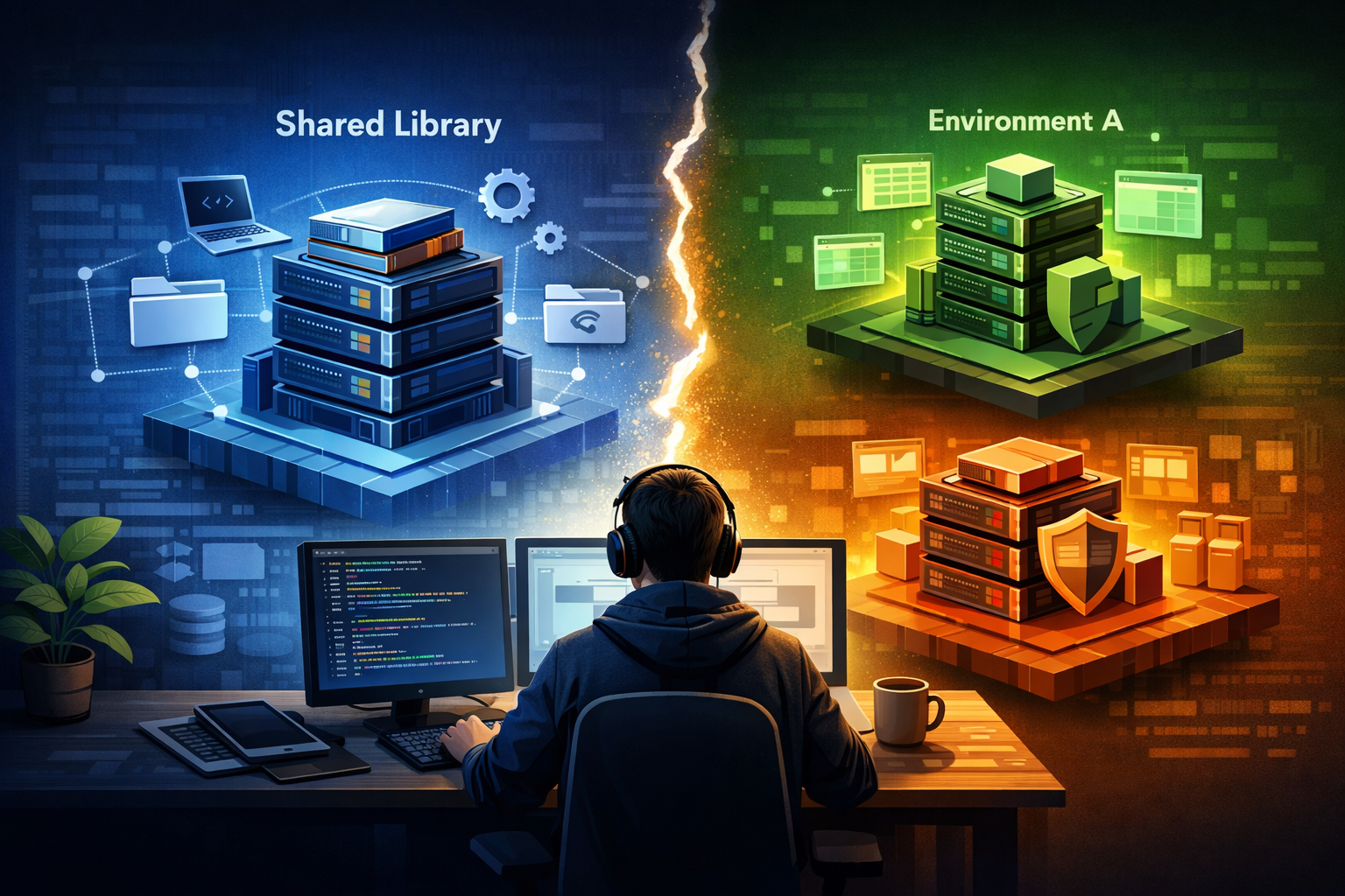 Shared Ubiquitous 라이브러리 환경 분리 적용기