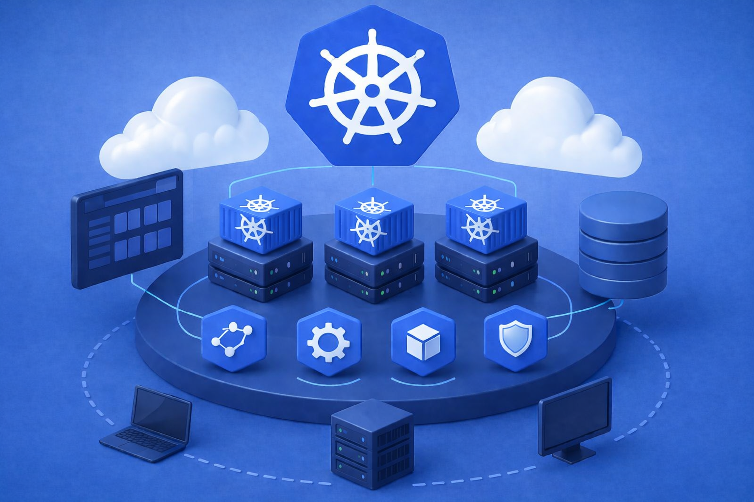 Automated Switching to Maintenance Page in a Kubernetes-Based System
