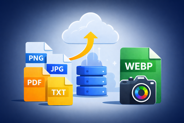 MinIO 기반 파일 업로드와 WebP 변환 적용 경험