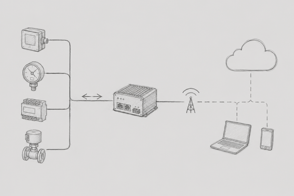 Modbus TCP orqali amalga oshirilgan IoT chekka drayveri