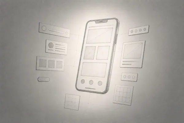 모바일 UI 로 첫 나들이