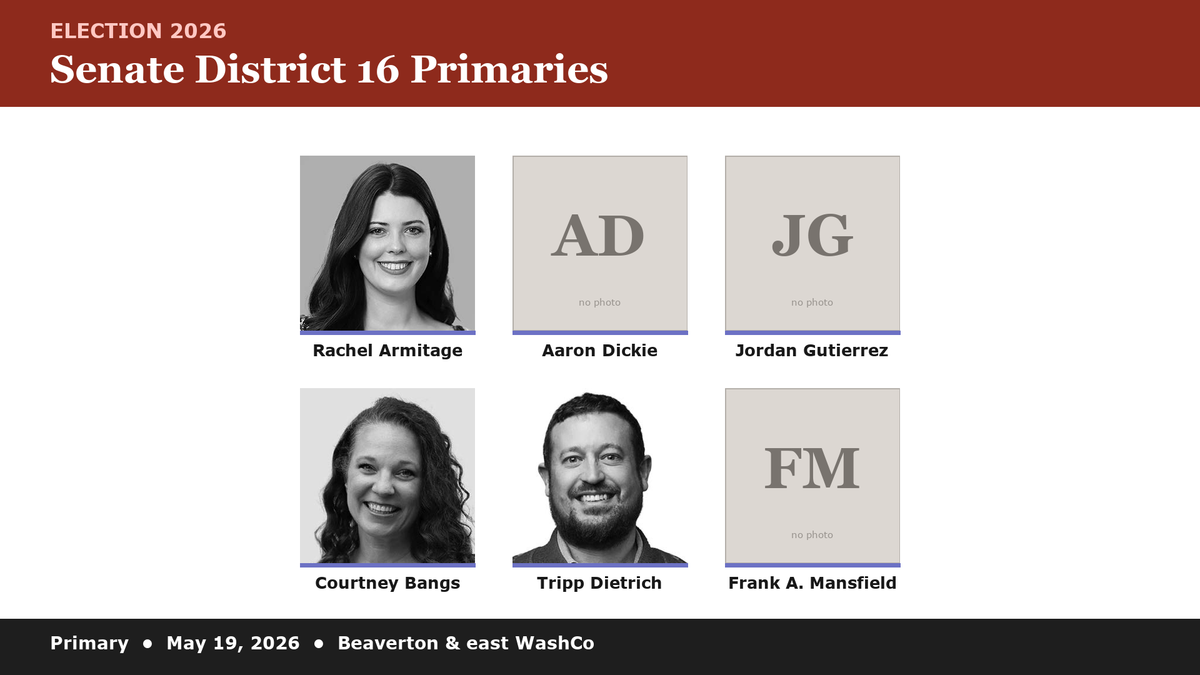 Armitage, Bangs lead SD 16 primaries