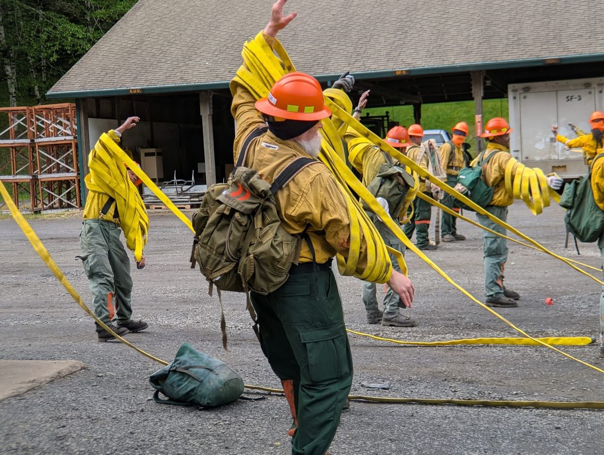 Inmates train for wildfire season at South Fork Forest Camp