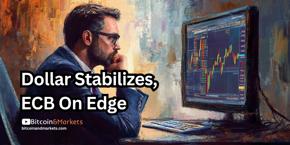 The Dollar Stabilizes, ECB On Edge