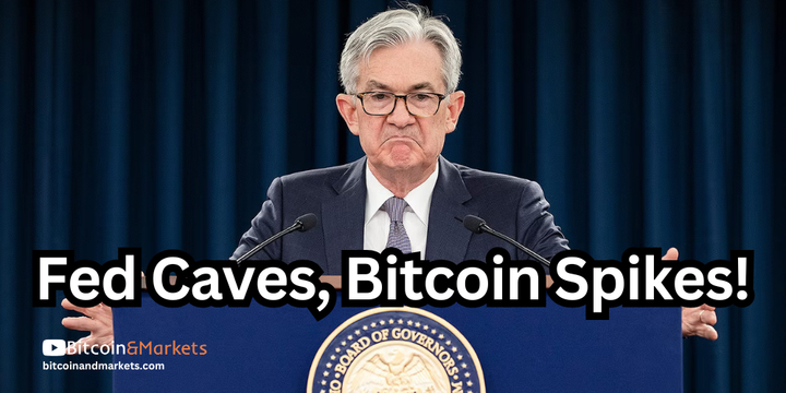 Powell Failed To Thread The Needle, Bitcoin Bounces