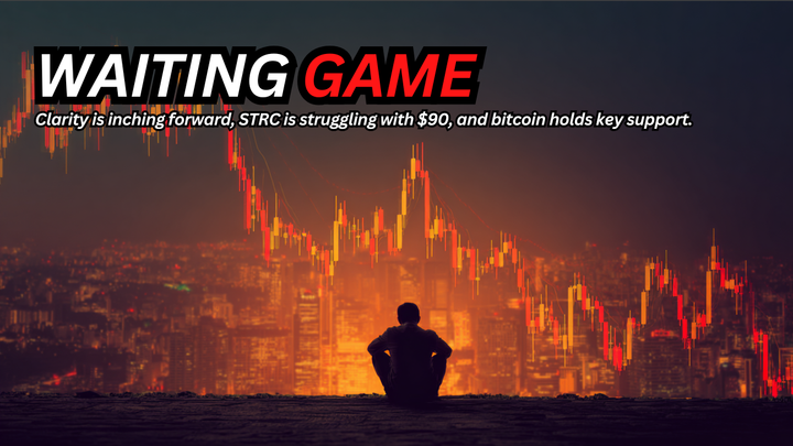 Quick Update on Clarity, STRC, and Bitcoin