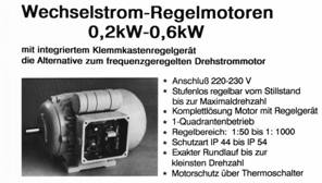 Integralmotor mit Umrichter im Klemmenkasten