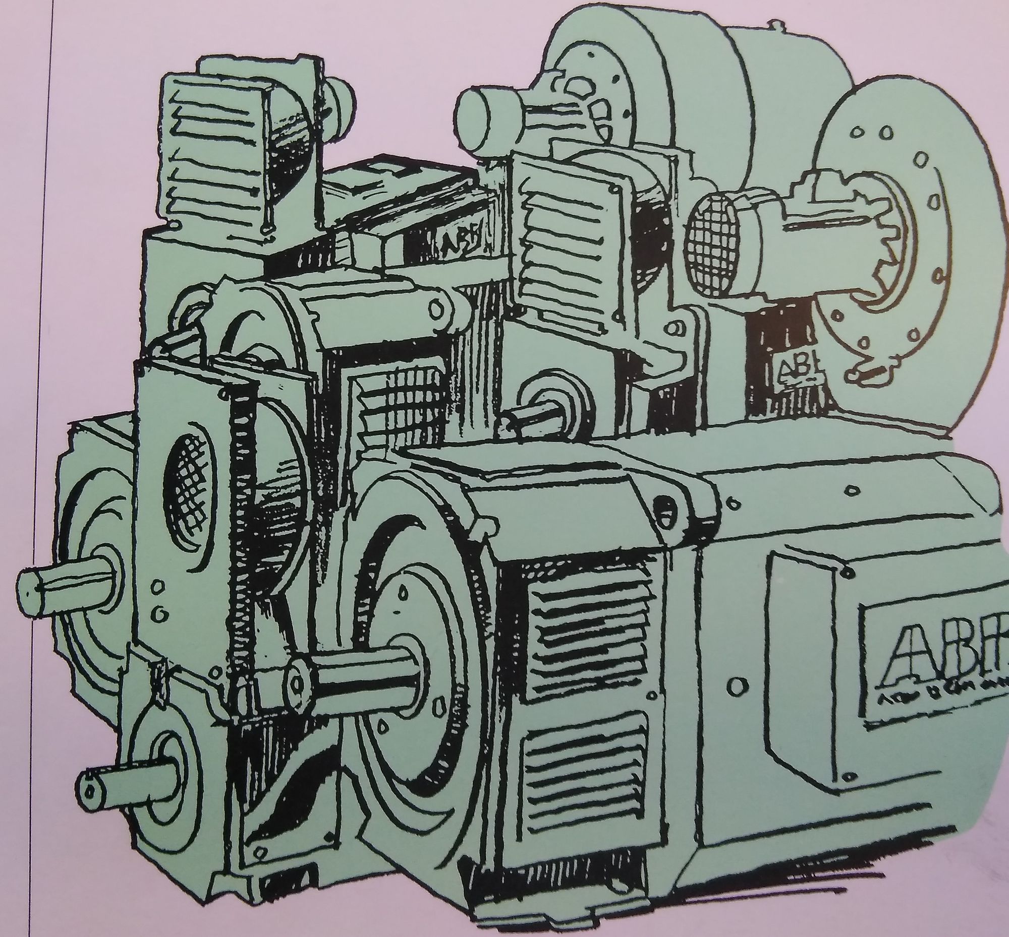 Datenblatt einer Gleichstrommaschine