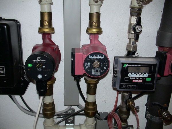 Ersatz kleiner Umwälzpumpen