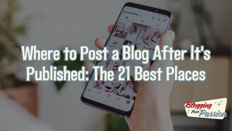 where to post a blog