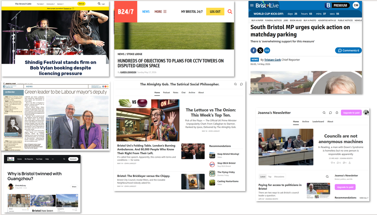 Where do you get your "Bristol News" from?