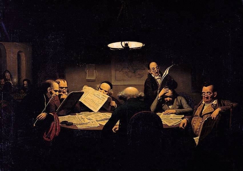 Johann Peter Hasenclever, Lesecabinett (Reading Society), 1843