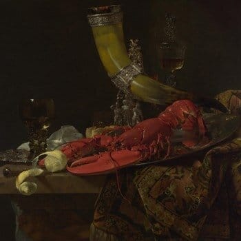 Willem Kalf, Still Life with Drinking-Horn, 1653, National Gallery, London (link to a better image)