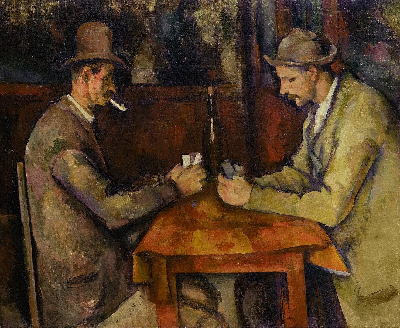 Paul Cézanne, The Card Players, 1894-5, sourced from Wikipedia