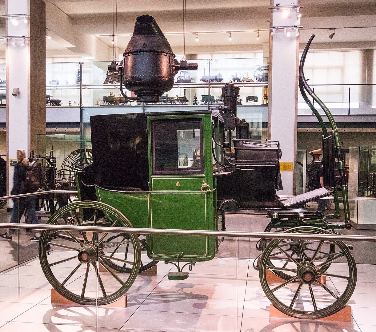 photo of a brougham (closed 4-wheeled carriage)