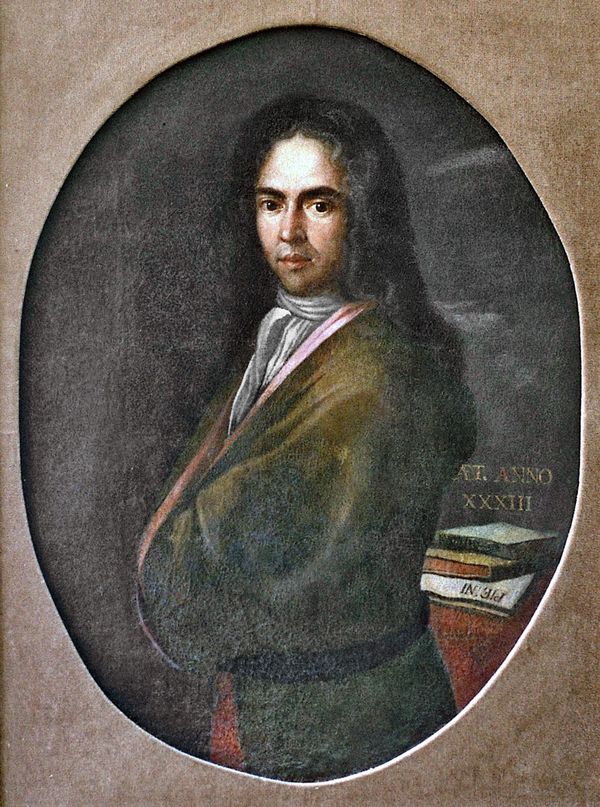an oil painting of a man wearing a cravat