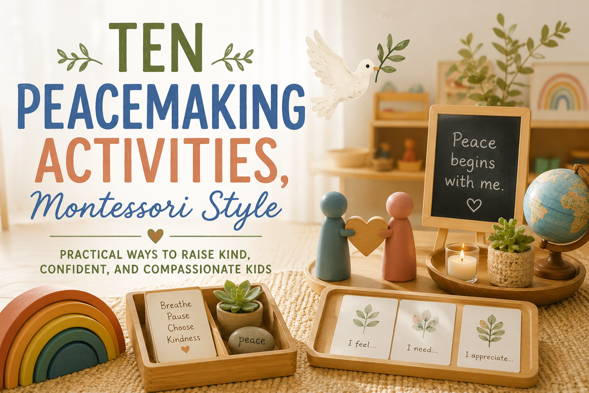 Ten Peacemaking Activities: Montessori Style