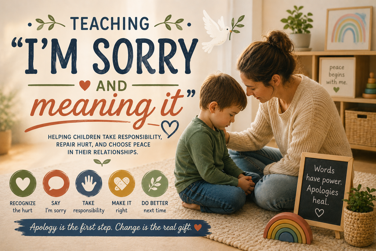 Teaching “I’m Sorry” And Meaning It