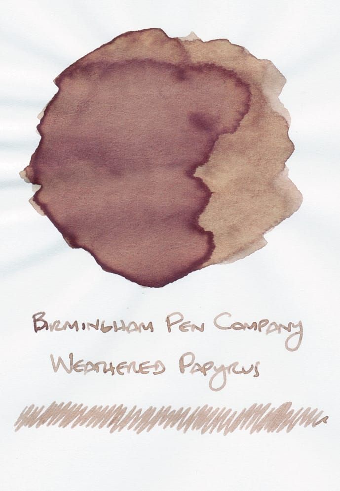 Ink Swatch Wednesday: Birmingham Pen Co Weathered Papyrus