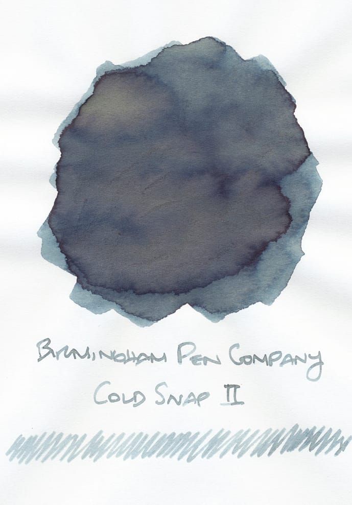 Ink Swatch Wednesday: Birmingham Pen Co Cold Snap II