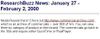 ResearchBuzz - Internet mag and mail