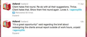 BI: #AgencyLife Hashtag On Twitter Prompts Huge Outbreak Of Whining In AdLand