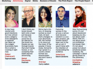 "If she's crying, she's buying" Brand Equity, India 2016