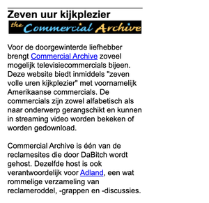 Zeven uur kijkplezier